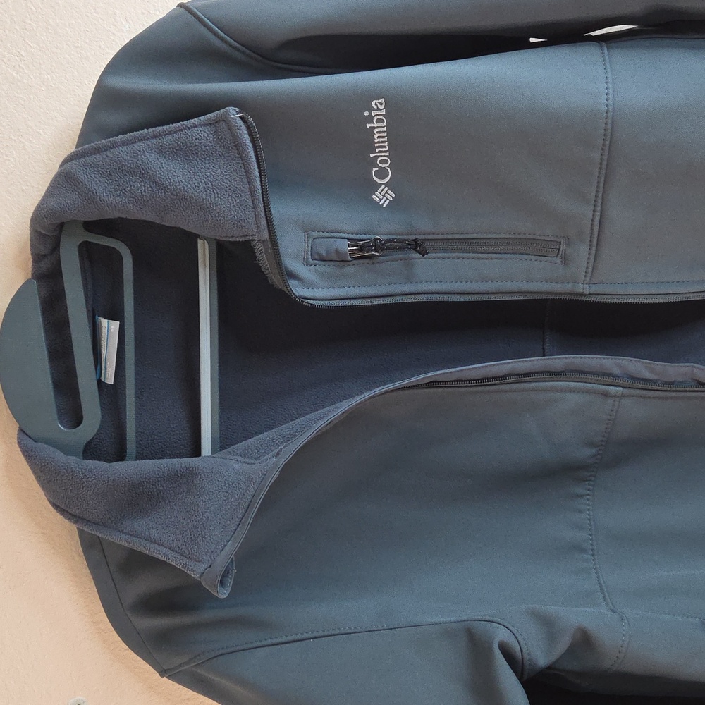 Columbia Ascender Mens M  Soft Shell Jacket.  Graphite Gray. Ultimate Warmth - Picture 2 of 16